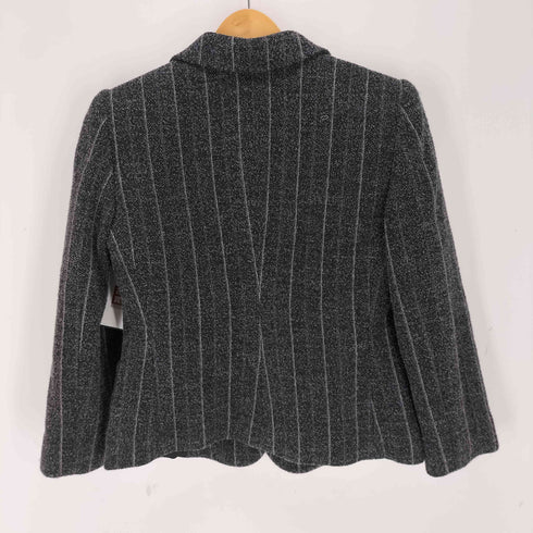 アルマーニコレツィオーニ ARMANI COLLEZIONI 00S イタリア製 パイル地 3Bテーラードジャケット レディース 42