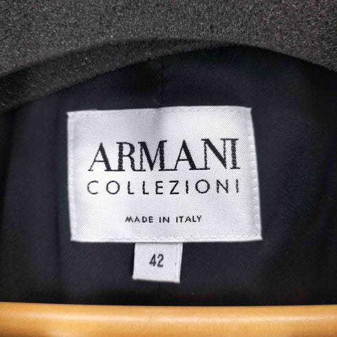 アルマーニコレツィオーニ ARMANI COLLEZIONI 00S イタリア製 パイル地 3Bテーラードジャケット レディース 42