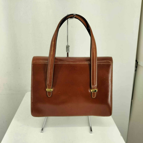 バリー BALLY ゴールドプレート レザー ハンドバッグ レディース