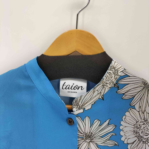 TAION OKINAWA バンドカラーボックスシャツ レディース