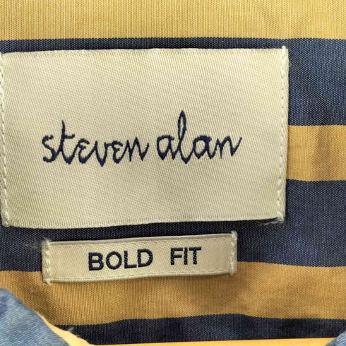 スティーブンアラン Steven Alan BOLD FIT ストライプ コットン L/S シャツ レディース JPN:S
