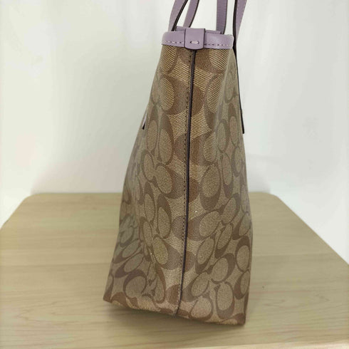 コーチ COACH ラベンダーカラー シグネチャー トートバッグ レディース