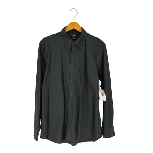 ユニクロ UNIQLO 26ss スーパーノンアイロンジャージースリムシャツ/ボタンダウン メンズ JPN:L