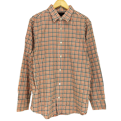 バナナリパブリック BANANA REPUBLIC NON IRON SLIMFIT チェック柄ボタンシャツ メンズ import:XL