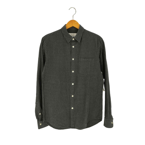 スティーブンアラン Steven Alan USA製 ポプリンチェック コットン L/S シャツ レディース import:S