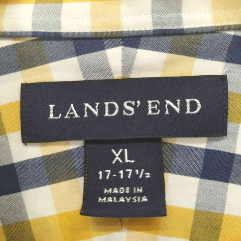 ランズエンド LANDS END ボタンダウンシャツ メンズ import:XL