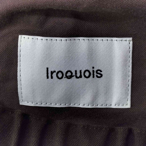 イロコイ Iroquois レーヨン 2タックテーパードパンツ メンズ JPN:1