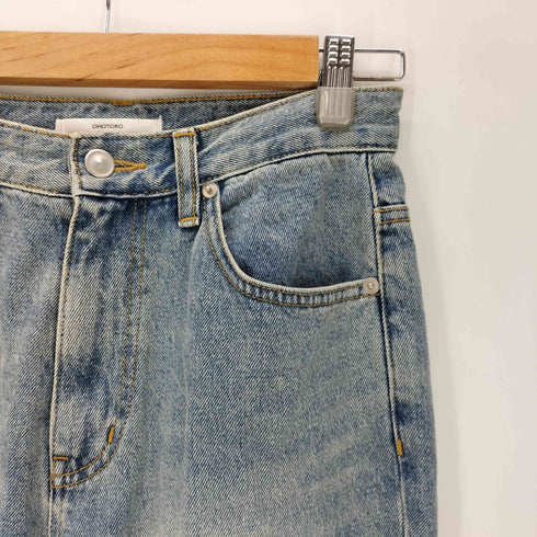 オオトロ OHOTORO ジッパーフライ デニムパンツ レディース 3