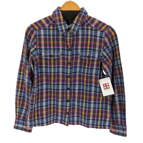 パタゴニア patagonia ボックスフランネルシャツ レディース import:XS