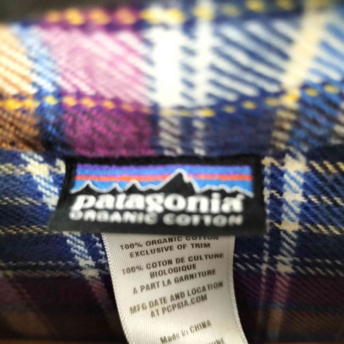 パタゴニア patagonia ボックスフランネルシャツ レディース import:XS