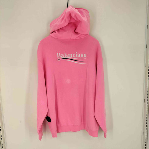 バレンシアガ BALENCIAGA キャンペーンロゴ パーカー 裏起毛 メンズ import:L