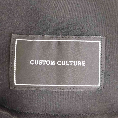 カスタムカルチャー CUSTOM CULTURE ノーカラーフェイクスウェードジャケット メンズ JPN:2