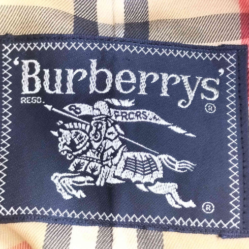 バーバリーズ BURBERRYS 80s 裏地ノバチェック Balmacaan Coat メンズ 90 165