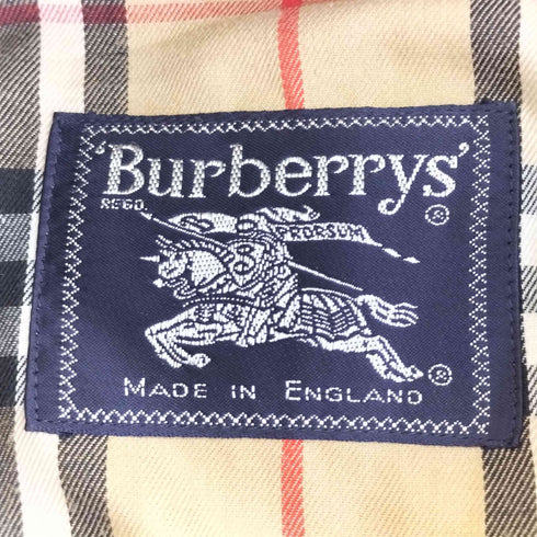 バーバリーズ BURBERRYS 80s イングランド製 裏地ノバチェック Balmacaan Coat メンズ