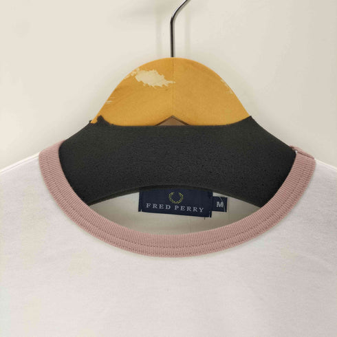 フレッドペリー FRED PERRY プリントリンガーTシャツ レディース JPN:M