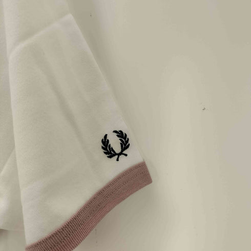 フレッドペリー FRED PERRY プリントリンガーTシャツ レディース JPN:M