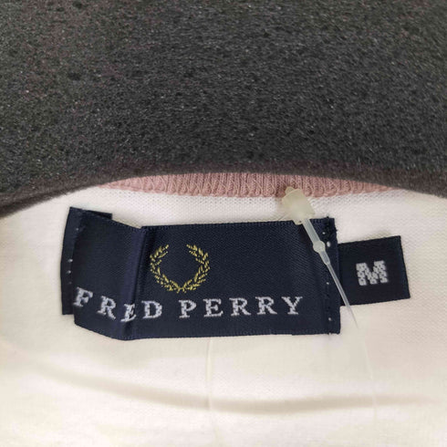 フレッドペリー FRED PERRY プリントリンガーTシャツ レディース JPN:M