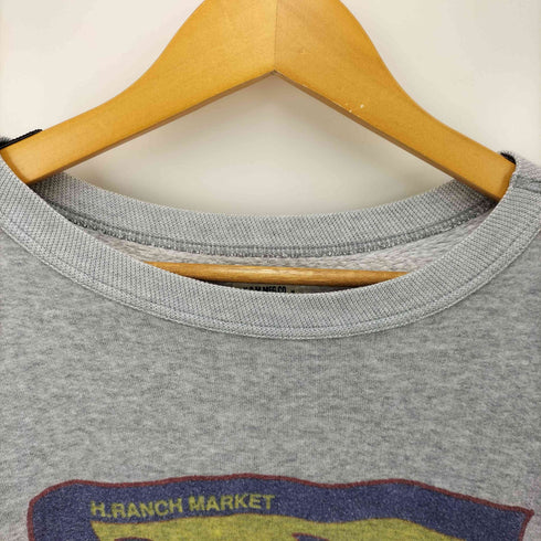 ハリウッドランチマーケット HOLLYWOOD RANCH MARKET フロントプリント クルーネックスウェット メンズ JPN:3