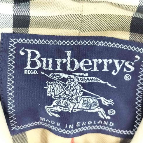 バーバリーズ BURBERRYS 80s イングランド製 裏地ノバチェック Balmacaan Coat メンズ