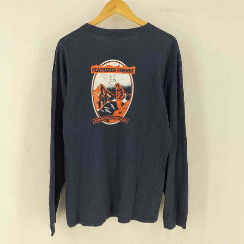 アンビル Anvil FEATHERED FRIENDS MADE IN USA 両面プリントクルーネックL/S Tシャツ メンズ JPN:L