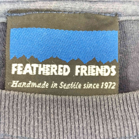 アンビル Anvil FEATHERED FRIENDS MADE IN USA 両面プリントクルーネックL/S Tシャツ メンズ JPN:L