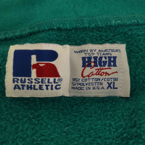 ラッセルアスレチック RUSSELL ATHLETIC 90S USA製 スウェットカーディガン メンズ XL