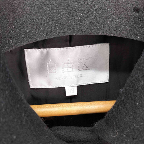 ジユウク 自由区 MENCHI CASHMERE カシミヤ混 コート レディース JPN:38