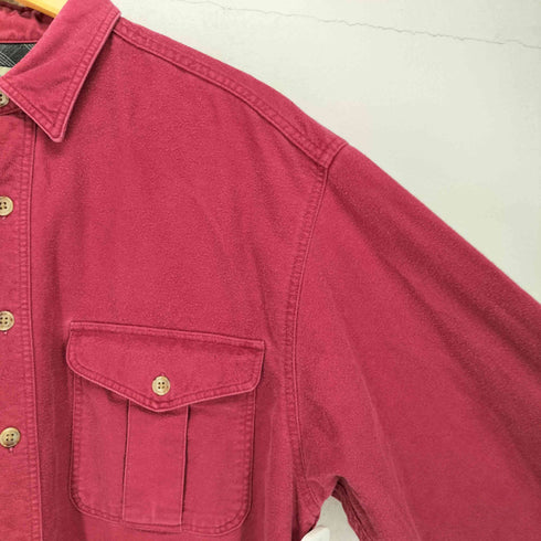 エディーバウアー Eddie Bauer 白タグ コットンシャツ メンズ import:L