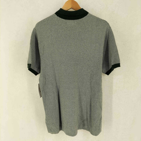 ビームスプラス BEAMS+ コットンニット 2トーン ジャカード ポロシャツ メンズ S