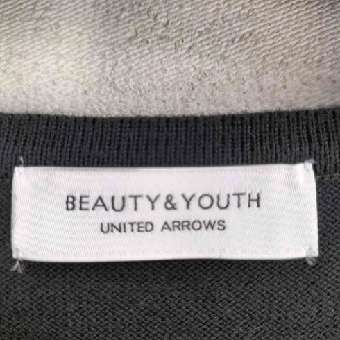 ビューティーアンドユースユナイテッドアローズ BEAUTY & YOUTH UNITED ARROWS コットンオーガンジー ボートネック 6分袖 ニットプルオーバー レディース