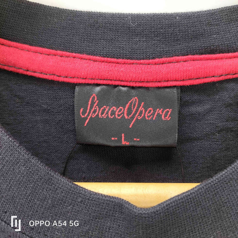 Space Open 和柄 クルーネックカットソー メンズ JPN:L