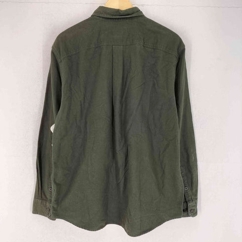 エディーバウアー Eddie Bauer コットンボタンシャモアクロスシャツ メンズ import:L