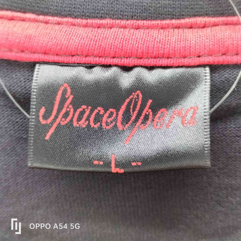 Space Open 和柄 クルーネックカットソー メンズ JPN:L