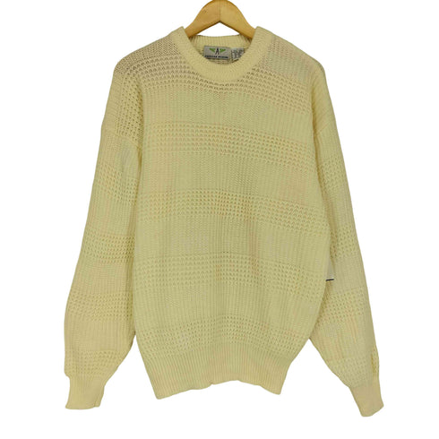 american weekend アクリルクルーネックニット メンズ import:L