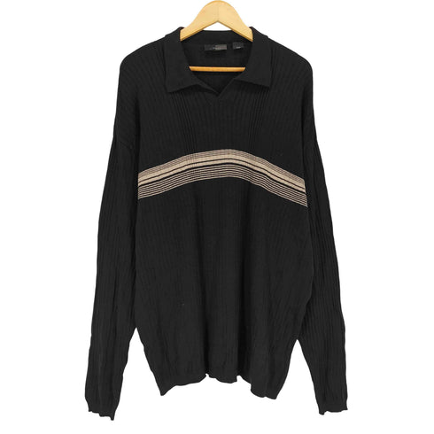 ジェイフェラー J.FERRAR デザインニットポロ メンズ 2XL