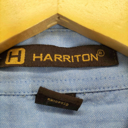 ハリトン HARRITON 刺繍ボタンダウンシャツ メンズ import:XL