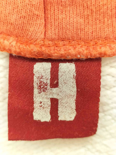 ヒステリックグラマー HYSTERIC GLAMOUR 90-00s Hタグ Y2K ネームプリント ラグランスリーブ プルオーバーパーカー レディース FREE
