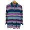 ミッソーニ MISSONI イタリア製 シェブロン柄 L/S レギュラーカラーシャツ レディース 91