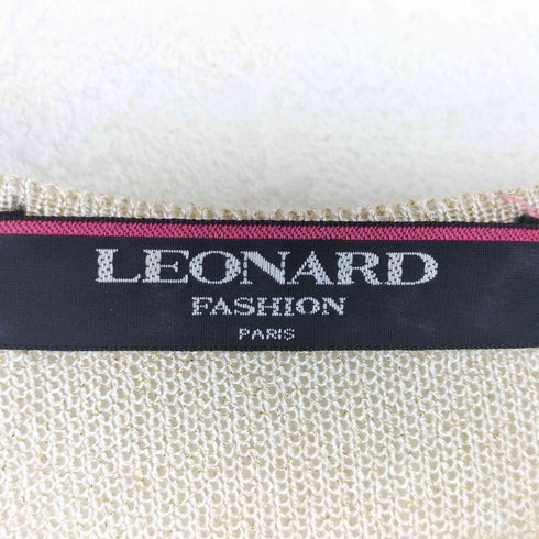 レオナール LEONARD ラメニットタンクトップ レディース LL