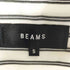 ビームス BEAMS ワイドフィット バックジップ シャツ メンズ JPN:S