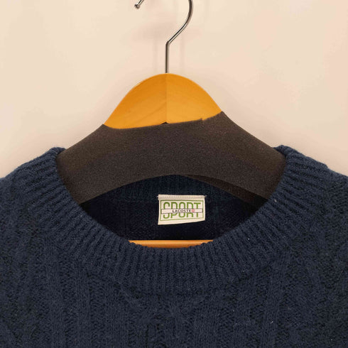 ラコステスポーツ LACOSTE SPORT ウール アクリル トリコロールセーター メンズ 5