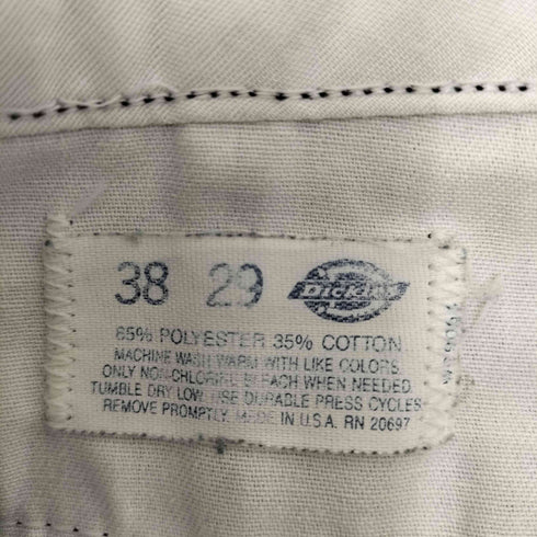 ディッキーズ Dickies 80S USA製 チビタグ 874ワークパンツ メンズ W38 L29
