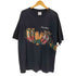Hazelwoods USA製 シングルステッチ ウエスタンブーツプリントクルーネックTシャツ メンズ import:XL
