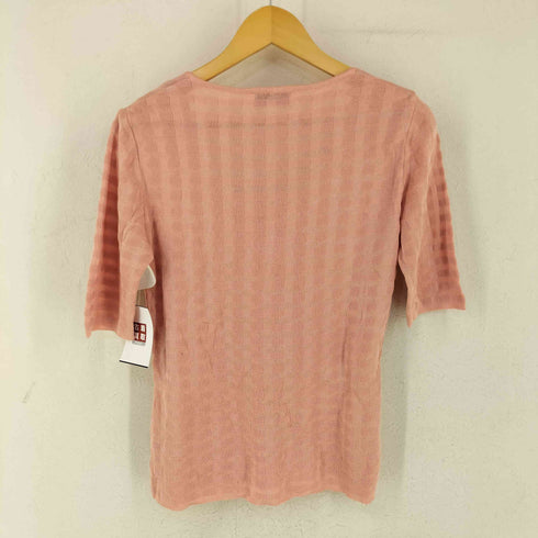 ミッソーニ MISSONI イタリア製 コットンレーヨン チェック柄 S/S Tシャツ レディース 31