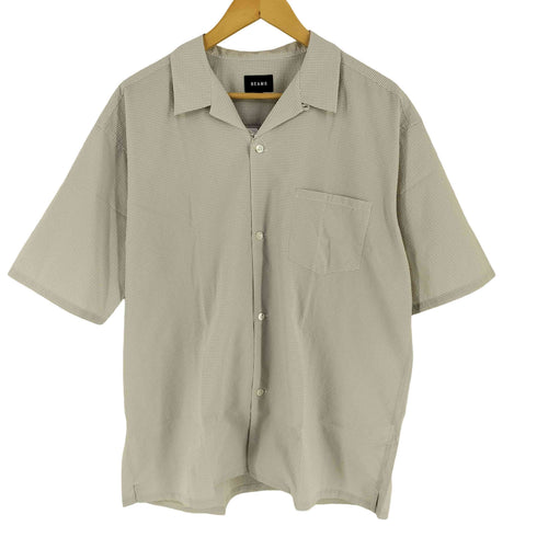 ビームス BEAMS SOLOTEX(R) オープンカラーシャツ メンズ L