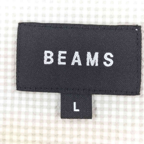 ビームス BEAMS SOLOTEX(R) オープンカラーシャツ メンズ L