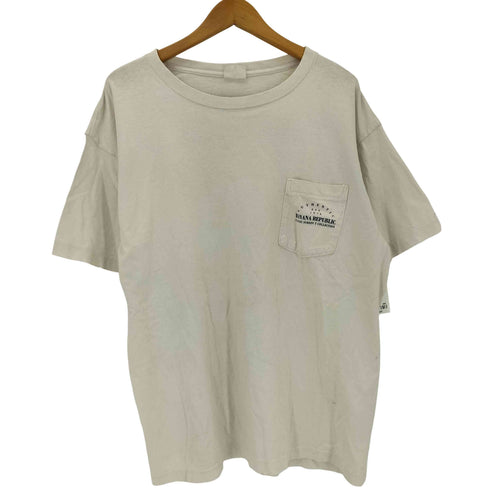 バナナリパブリック BANANA REPUBLIC 90s 両面プリントクルーネックTシャツ メンズ