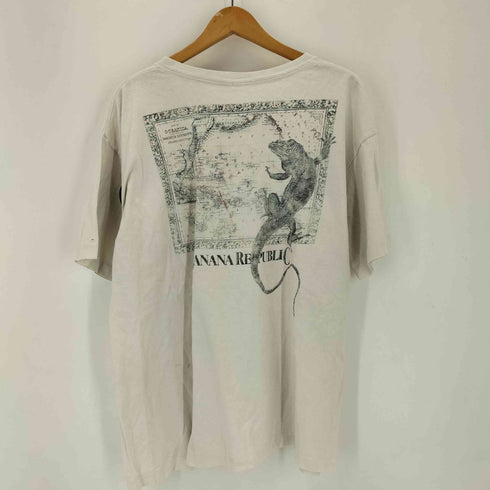 バナナリパブリック BANANA REPUBLIC 90s 両面プリントクルーネックTシャツ メンズ