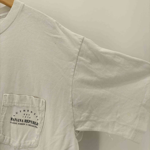 バナナリパブリック BANANA REPUBLIC 90s 両面プリントクルーネックTシャツ メンズ