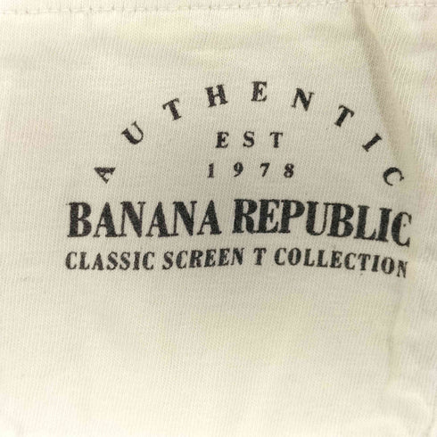 バナナリパブリック BANANA REPUBLIC 90s 両面プリントクルーネックTシャツ メンズ